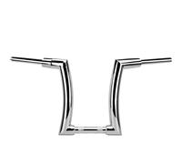 LKV 14" Rise Ape Hangers 1-1/4" Fat Bar 1.25" Clamp Ape Hangers Handlebar Compatible with Harley Dyna Softail Sportster 48 XL 883 1200, 1994-2022 Road King, 1998-2013 Road Glide