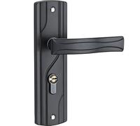 Lkvent Door knobs Door Handle with Lock Security Door Lock Set Entry Doors Lever with Keys for Bedroom Passage Bathroom Interior