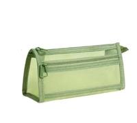 Lkvent Pencil Bag Pen Cases with Zipper Makeup Brush Pouch Cosmetic Bag Pencil Case Organizer Stationery Storage Bags for School Office Travel Pen Pouch(Grn)