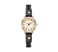 Lkvent Watches Smart Colorful Rhinestone Women's Watches Braided Strap Trendy Exquisite Compact Waterproof Bracelet Watch Digital(Nero)