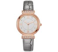 Lkvent Watches Smart Women's Leather Quartz Watch Leather Strap Analog Quartz Watches Premium Fashion Wristwatch Digital(Gray)