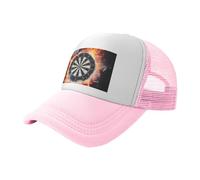LKVNSWERT Dart Board Baseball Cap for Men Women Trucker Hat Adjustable Golf Cap Breathable Mesh Snapback Hat