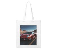LKVNSWERT Ice Hockey Sticks Canvas Tote Bag for Women Grocery Shopping Bags Reusable Shoulder Tote Purse Handbags, Red Race Car, One Size