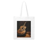 LKVNSWERT Old west guitar Canvas Tote Bag for Women Grocery Shopping Bags Reusable Shoulder Tote Purse Handbags, Old West Guitar, One Size