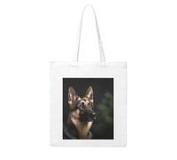 LKVNSWERT San Francisco Golden Gate Bridge Canvas Tote Bag for Women Grocery Shopping Bags Reusable Shoulder Tote Purse Handbags, German Shepherd, One Size