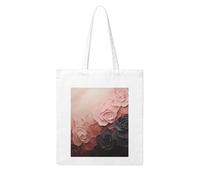 LKVNSWERT Sheeps Watercolor Canvas Tote Bag for Women Grocery Shopping Bags Reusable Shoulder Tote Purse Handbags, Rose Color Blush and Black, One Size