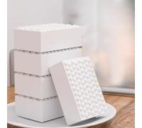 Lkw Ogechi 20 Pack Magic Eraser Sponge for Cleaning with 2X Stronger Cleaning Power, 10x7x3cm Melamine Sponge Foam Cleaning Pads, Multi-Functional Household White Magic Cleaning Eraser