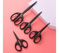 Lkw Ogechi 4 Pcs Scissors Set with Sharp Stainless Steel Blades, Multi Purpose Stainless Steel Scissors for Heavy Duty Paper Cutting Fabric cuting Home Office, Anti-Rust and Anti-Sticking