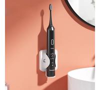 Lkw Ogechi Electric Toothbrush Holders for Bathroom Wall Mounted, no Drill Wall Mounted Toothbrush Holders, Space-Saving Toothbrush Organizer for Bathroom, Auto Lock by Gravity