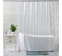 Lkw Ogechi Transparent Shower Curtain Thick Extra Wide 180cm-300cm, 200cm Drop PVC Bath Curtain, 200X200cm Quick-drying Clear Shower Curtain, Waterproof Antimould Transparent Bathroom Curtain Liner