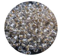 LKXHarleya 130PCS Glass Round Loose Beads, 4mm Ink Rice Beads for Jewelry Making DIY Art Crafts, 35