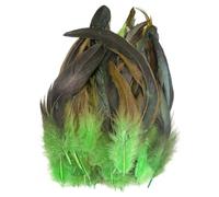 LKXHarleya 50PCS Decorative Feather, 5.91-7.87inch Natural Pheasant Feathers for Crafts Home Wedding Party, Apple Green