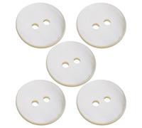 LKXHarleya 5PCS 4-Hole Round Sewing Buttons, 12.5mm Natural Shell Buttons for Scrapbooking Shirt Jacket Clothing DIY Holiday Decoration, 1