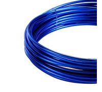 LKXHarleya Bendable Metal Wire, 2mmx16.4ft Aluminum Round Wire for DIY Art Craft Jewelry Making Findings, Blue