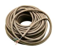 LKXHarleya Flexible Bendable Waterproof Simulation Rattan Tree Vine Branch, 1m Artificial Vine Cable Hollow Tube for Outdoor Garden Lawn Fence Landscaping(Outer Diameter 12mm, Brown)