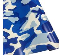 LKXHarleya Self-Adhesive Car Sticker Decal, 7.87"×59.84" Digital Camouflage Wrap Sticker for Bike Motorcycle Console Body Computer Decoration, C