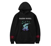 LKY STAR Anime Cosplay Hoody Hazbin Hotel Kapuzenpullover for Boys Girls Charlie Morningstar Vaggie Casual Sweatshirt