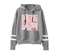 LKY STAR Anime Cosplay Hoody Spy x Family Kapuzenpullover for Boys Girls Anya Loid Yor Forger Casual Sweatshirt