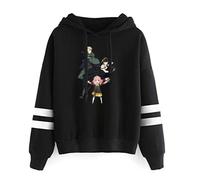 LKY STAR Anime Cosplay Hoody Spy x Family Kapuzenpullover for Boys Girls Anya Loid Yor Forger Casual Sweatshirt