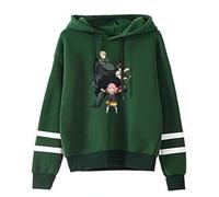 LKY STAR Anime Cosplay Hoody Spy x Family Kapuzenpullover for Boys Girls Anya Loid Yor Forger Casual Sweatshirt