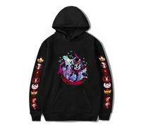 LKY STAR Anime Hazbin Hotel Hooded Sweater for Boys Girls Charlie Morningstar Vaggie Casual Sweatshirt Cosplay Pullover