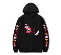 LKY STAR Anime Hazbin Hotel Hooded Sweater for Boys Girls Charlie Morningstar Vaggie Casual Sweatshirt Cosplay Pullover
