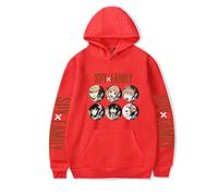 LKY STAR Anime Spy x Family Merch Unisex Sweatshirts Anya Loid Yor Forger Cosplay Hooded Pullover for Men Women