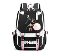 LKY STAR Anime Spy x Family School Bags Woman Girl Backpack Anya Loid Yor Forge Cosplay Daypacks,Very Suitable for School/Travel 22L
