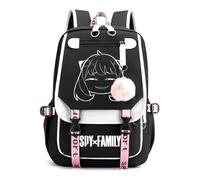 LKY STAR Anime Spy x Family School Bags Woman Girl Backpack Anya Loid Yor Forge Cosplay Daypacks,Very Suitable for School/Travel 22L