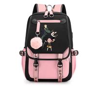 LKY STAR Anime Spy x Family School Bags Woman Girl Backpack Anya Loid Yor Forge Cosplay Daypacks,Very Suitable for School/Travel 22L