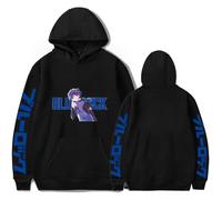 LKY STAR Blue Lock Anime Character Art Pullover Hoodie for Boys Girls Isagi Yoichi Casual Sweatshirt Cosplay Pullover