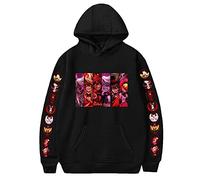 LKY STAR Hazbin Hotel Merch Anime Hoody for Men Women Sweatshirt Charlie Morningstar Vaggie Cosplay Pullover XXS-4XL