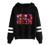 LKY STAR Hazbin Hotel Pullover Hoodie with Long Sleeve Men Women Sweatshirt Jacket Coat