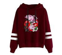 LKY STAR Hazbin Hotel Pullover Hoodie with Long Sleeve Men Women Sweatshirt Jacket Coat