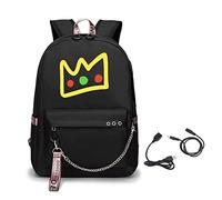 LKY STAR My Beloved Merch School Backpack College Bookbag Casual Travel Daypack Fits 15.6" Laptop with USB Charging Port for Student Girl Boy Woman