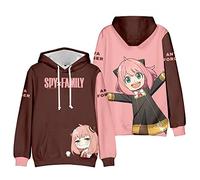 LKY STAR Spy x Family Sweatshirts 3D Printing Hoodies Langarm Hooded Pullover for Boys Girls Anya Forger Anime Cosplay Activewear