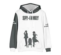 LKY STAR Spy x Family Sweatshirts 3D Printing Hoodies Langarm Hooded Pullover for Boys Girls Anya Forger Anime Cosplay Activewear