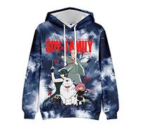 LKY STAR Spy x Family Sweatshirts 3D Printing Hoodies Langarm Hooded Pullover for Boys Girls Anya Forger Anime Cosplay Activewear