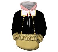 LKY STAR Spy x Family Sweatshirts 3D Printing Hoodies Langarm Hooded Pullover for Boys Girls Anya Forger Anime Cosplay Activewear