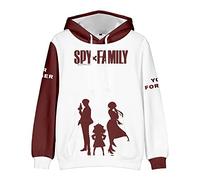 LKY STAR Spy x Family Sweatshirts 3D Printing Hoodies Langarm Hooded Pullover for Boys Girls Anya Forger Anime Cosplay Activewear