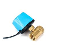 LKYAQJKGQ 1/2 quot; Normally Closed/Open Motorized Ball Valve 220V 12V 24V 2-Wire Brass Electric Ball Valve Replace Solenoid Valve 1Pcs(NORMALLY OPEN-12VDC)