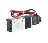 LKYAQJKGQ 3/2 3V210-08NC Normally Closed 3V110-06NC 3V310-10NC Pneumatic Air Solenoid Valve Electric Control Gas Magnetic Valve 3V410-15NC(3v410 Sl10,DC12V)