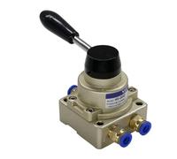 LKYAQJKGQ Pneumatic Switch Hand Rotary Valve HV200D one-in and Two-Out Cylinder Control reversing 02B(Hv-200d 1i4thread,10mm)