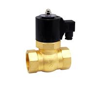 LKYAQJKGQ Steam Solenoid Valve,G1-1/2 2-Way NC Brass Solenoid Valve Hi-Temp Electric Magnetic Valve 1.6 MPa AC220v DC12(BSP-12VDC)