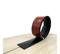 LKYJD Floor Transition Strip, 1-30m, Waterproof Self Adhesive Transition Profile Flooring Cover Strips, Vinyl Door Bar Floor Edge Trim Floor Bar Flat Divider Strip(Black,8mx4cm)