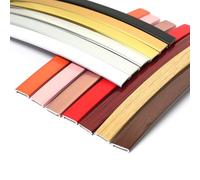LKYJD U-Shape Edge Banding 5m, PVC Self Adhesive Veneer Edging Trim, Peel and Stick Trim Molding, Flexible Mirror Border(Texture C,8.5mm)