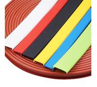 LKYJD U Shape Flexible Self Locking Veneer Edge Banding, TPE Self Adhesive Edge Banding, 4m Stick Veneer Edge, DIY Collapsible Edge Guards for Furniture, Cabinet, Table(Green-4m,U18mm)