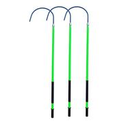 LKYLGYU 3ft 5feet 6foot 10ft Long High Voltage Rescue Hook with Pole for Electrical Safety, Heavy Duty Emergency Electrocution Insulated Life-Saving Hooks(Red,1 pcs-1m/3.3ft)