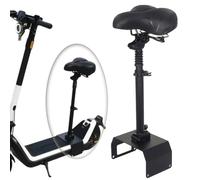 LKYLGYU Electric Scooter Saddle Compatible with Niu KQi3, KQi3PRO, KQi3MAX 2019-2024 Folding Seat, Adjustable E Bike Saddle Punch Free Shockproof Saddle Replacement for Adults