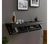 LKYLGYU Hidden Floating Shelf with Secret Compartment Modern Wall Storage Wooden Decor Organizer for Home Office Living Room Discreet Secure Space Saving Design Easy Install